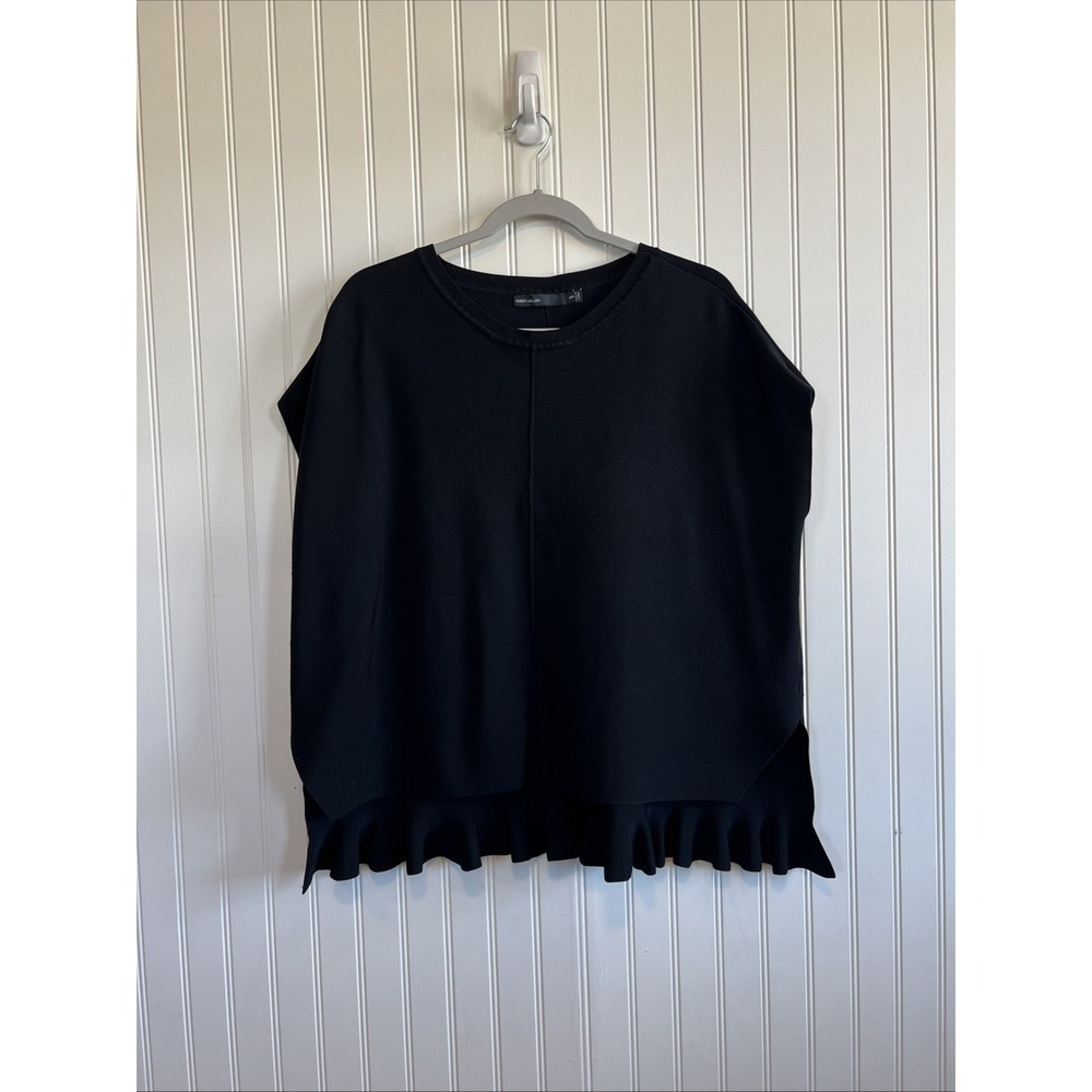 Karen Millen‎ Top Sleeveless Women Xs/s minimalist boxy oversized Lagen Look